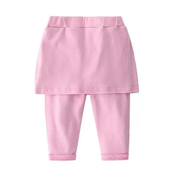 

baby girl leggings baby girl pants autumn cotton solid pantskirt fake two piece for baby girls clothes, Blue