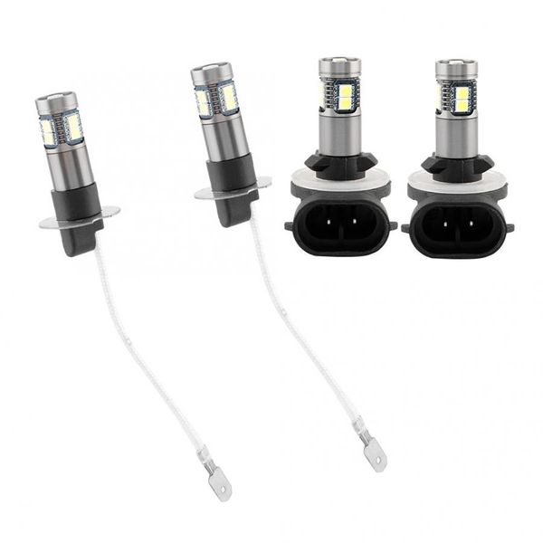 

2pcs h3/881 9w 12v-24v dc super bright white car driving front fog lamp led bulb auto accessories foglight