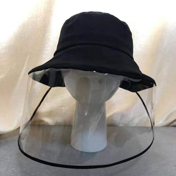 

02new spring and autumn fisherman hats, outdoor windproof sun protection hat men and women outdoor transparent baffle hat