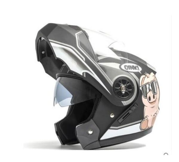 

motorcycle helmet male electric car locomotive female fog half cover helmet four seasons double lens
