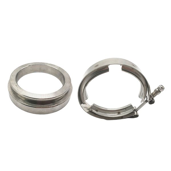 

gt45 3.25" exhuast mild steel v-band clamps & flange assy male female design