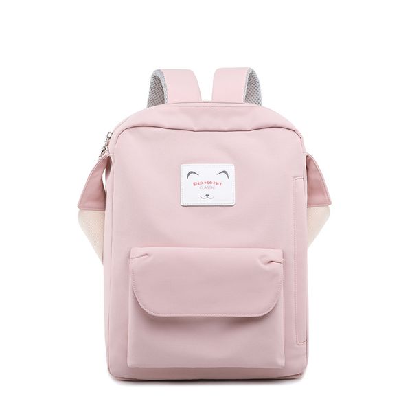 

fashionable korean version small fresh teenage girl backpack simple and versatile nylon waterproof backpacks student school bags