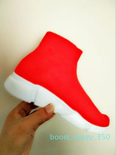 

casual shoes flat fashion socks red grey triple black white stretch mesh high sneaker speed trainer runner b35