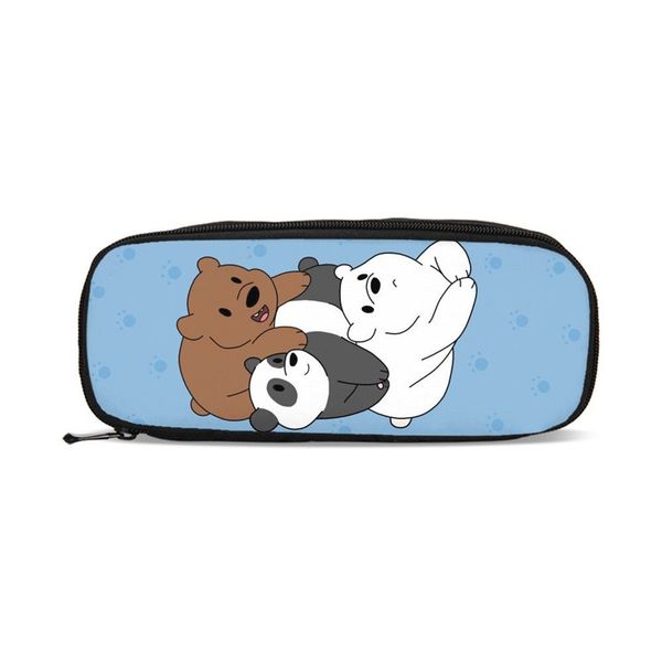 

3d organizer wallets pencil case cute purse school pen case stationer office pencil box bag kawaii school supplies, Red;black