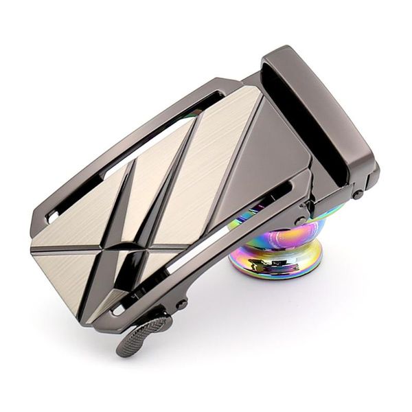 

men belt head belt buckle leisure head business accessories automatic buckle width 3.5cm luxury fashion mens belts luxury, Black;brown