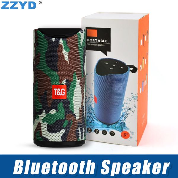 

zzyd bluetooth speaker 1200mah tf card tg113 wireless portable boombox for ipx xs max samsung any phone