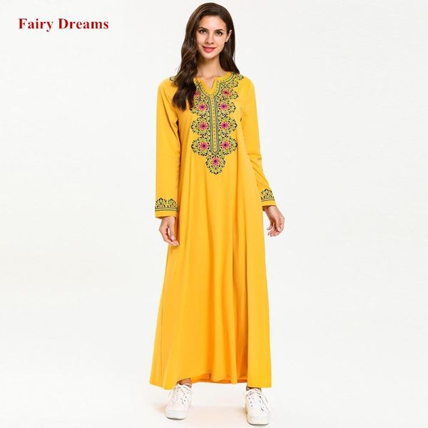 

women abaya plus size islamic clothing 4xl long sleeve glod muslim dress embroidery kaftan dubai malaysia turkey robe 2019, Red