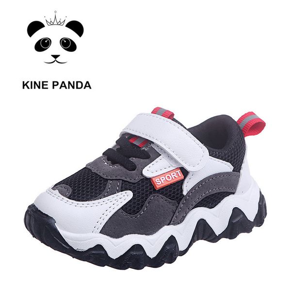 

kine panda 1 2 3 4 5 years old kids shoes girls boys sneakers child shoes toddler baby girl boy trainers breathable air mesh, Black