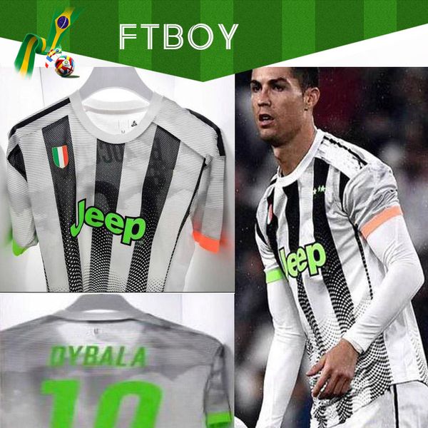

2019 ronaldo juventus soccer jersey 2020 juve de ligt dybala higuain buffon mandzukic camisetas futbol camisas football shirt, Black;yellow