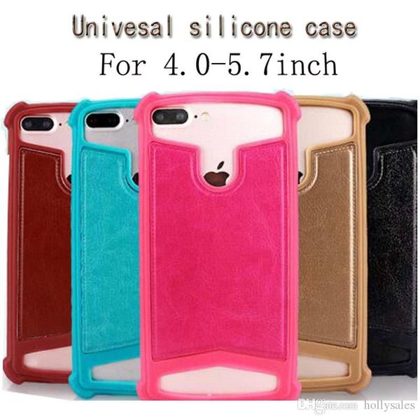 Universal Smart Phone Case com 4Sizes Adequado para iPhone LG Huawei de 4,0 a 6,5 ​​polegadas Telefone inteligente Capas de celular