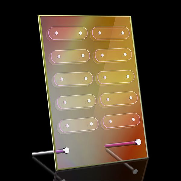 

акрил для ногтей стойки дисплея nail color card professional nail инструмент magnet дисплей shlef с защитной пленкой aurora цвет d284