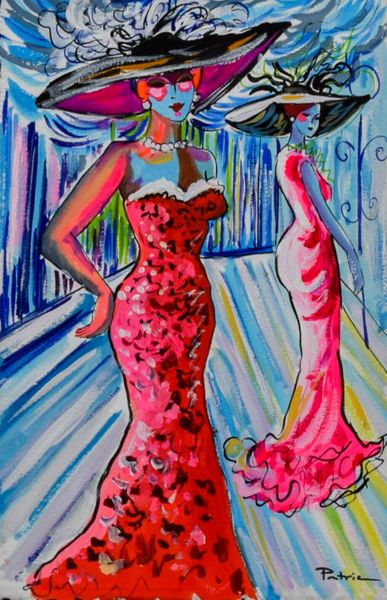 

patricia govezensky bal masquÃ© home decor handpainted &hd print oil painting on canvas wall art canvas pictures 191209
