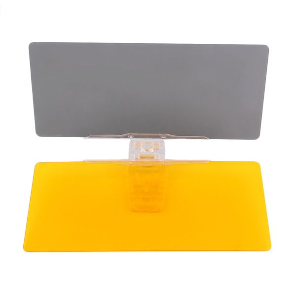 

car sunshade day night sun visor mirror anti-dazzle clip-on driving vehicle shield clips on to most sun visors