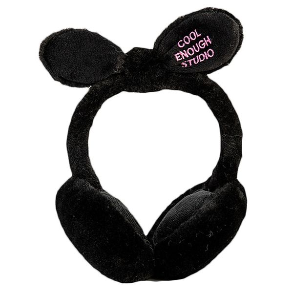 

new 2020 fashion women girl plush winter ear warmer earmuffs cute bow letter ear muffs earlap headband