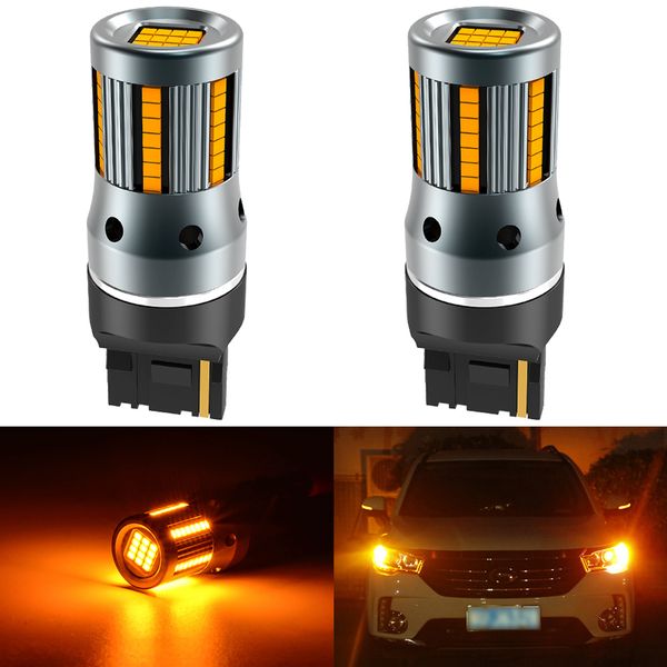 

2x 3200lm t20 7440 canbus error no hyper flash super bright amber yellow wy21w 7440na led bulbs for turn signal light only