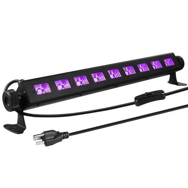 

9 LED Black Light 27W LED UV Bar Светящиеся в темноте праздничные атрибуты на Рождество Blacklight П