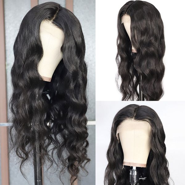 

объемная волна человеческих волос фронта шнурка парики шнурка 13x6 фронтальная парики yaki прямой бразильский воды рыхлый глубокий завитые п, Black;brown