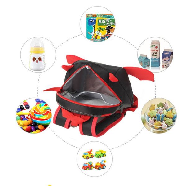 

cartoon backpack anti-lost travel large capacity daypack kindergarten school bag for children kids q84b