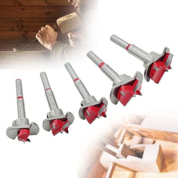 

5/pcs woodworking hole opener spiral drill set wood cutting machine woodworking power tool milling cutter wood drill