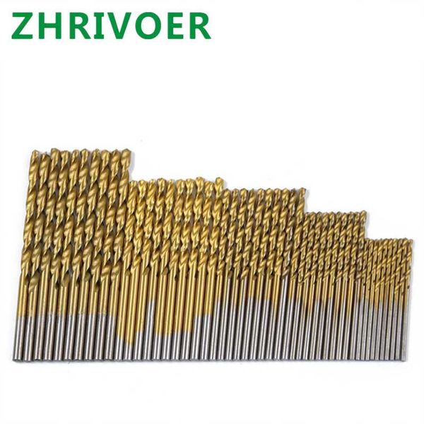

high speed steel titanium plated twist drill straight shank electric hand drill 99pc combination 1.0-3.0mm round shank