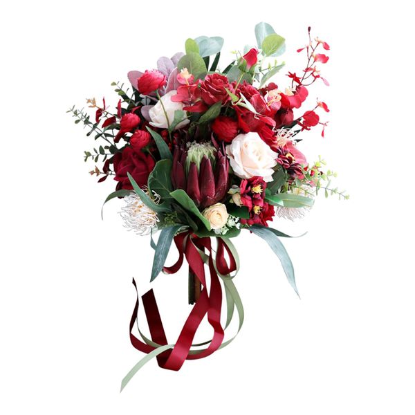 

artificial flowers bouquet holding flowers home office decoration