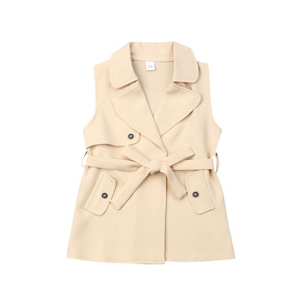 

осень детские девушки куртки пальто ветровка верхняя одежда trench элегантная мода повседневная кардиганы костюмы одежда хаки 2-7y, Blue;gray