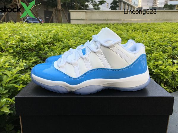 

wholesale new 11 xi columbia light blue low men basketball shoes sports sneakers trainers size 36-46, Black