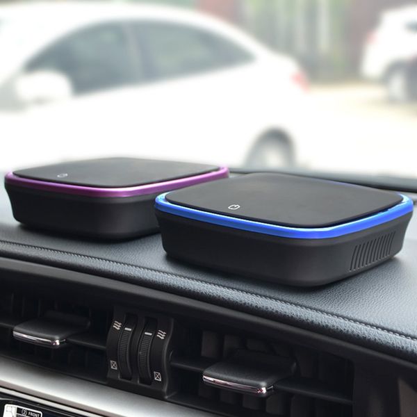 

sell car air cleaner pm2.5 air filter purifier negative ion oxygen bar formaldehyde odour remover intelligent touch control