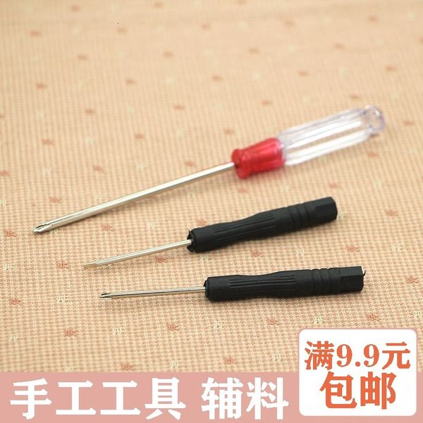 

crystal screw driver bring magnetic 3mm more function small screw driver transparent small screwdriver cross diy hardware tool, Black