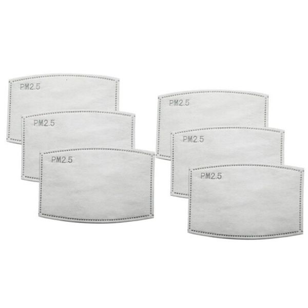 

dhl shippm2.5 mask filter activate carbon 5 1 pcs ing pads reusable safety digital printing anti-dust silk mouth graffiti fashion high