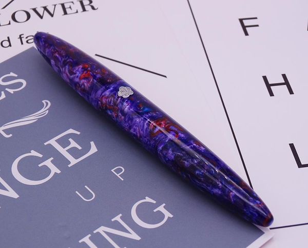 

liy (live in you) future series awesome resin purple fountain pen provence schmidt ef/f nib writing ink pen for gift collection