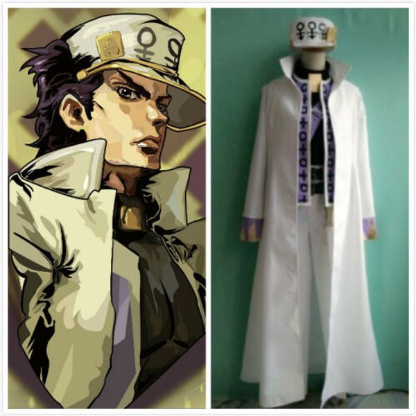 

new jojo's bizarre adventure part 4 jotaro kujo set cosplay costumes cos, Black;red