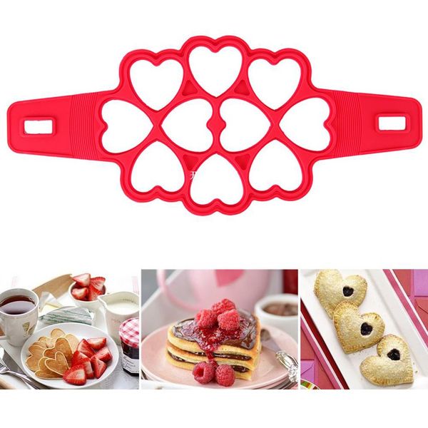 

safe non-sticking baking tools silicone four-hole petal for waffles pancake omelette waffles mould baking