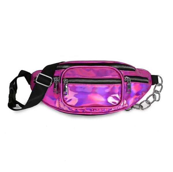 

wholesale handbags purses pu wholesale women waist bag new fashion crossbody bag laser shoulder bags