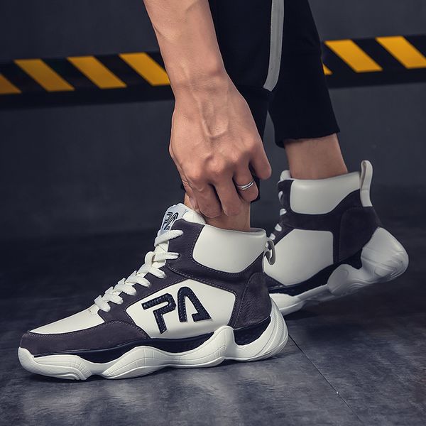 

nice new tide trend casual shoes men fashion sneakers brand outdoor comfortable walking shoes soft bottom non-slip flats55, Black