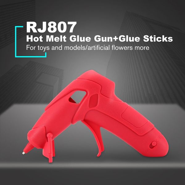 

rj807 usb charging 5v/1a melt glue gun with glue stick for diy handwork repair tools electric heat temperature guns