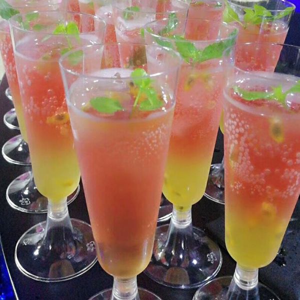 

12pcs/lot 150ml disposable plastic champagne wine ice cream dessert tasting cup disposable cup
