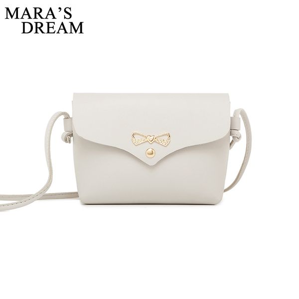 

mara's dream new solid color change bag korean version of the style bow decoration diagonal shoulder bag