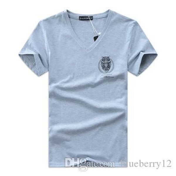 

night printing t-shirt new fashion summer v-neck t shirt casual short sleeve slim fit tee wholesales, White;black