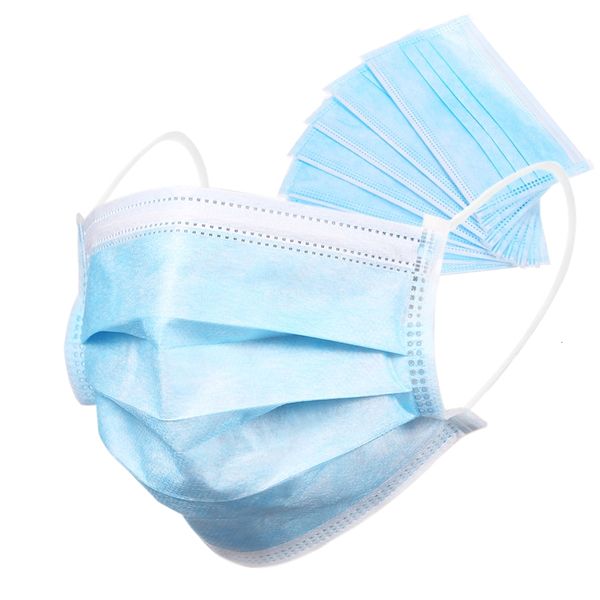 

dhl ship spot three layer mounted dust proof ear hanging party mask blue householdface masks bnys