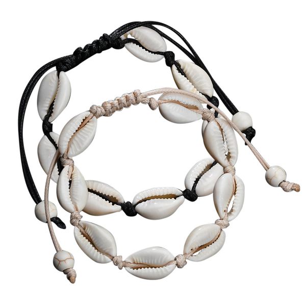 

beach shell bracelet seashell bracelet jewelry for women and girls femme femme 2019 ethnique high quality, Black