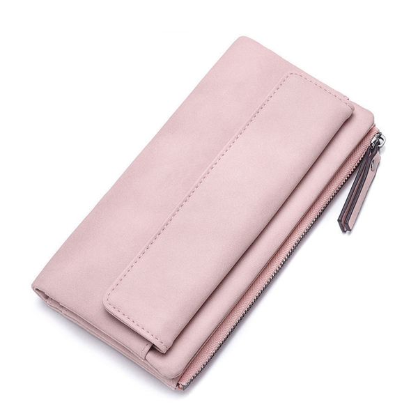 

designerc- long women wallet long zipper multi-card women purse big capacity phone coin women wallet fashion pu leather lady holder, Red;black