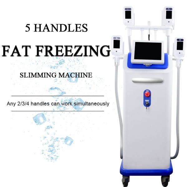 

criolipolisis 2020 double chin cryolipolysis fat removal machine 5 fat e handles fat ing slimming weight loss massager machine