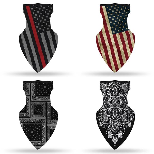 

sux1u fashion new fishing scarf blocking mask bandana headwear headband hiking cycling outdoor head scarf face shield, Black