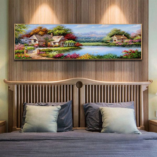 

modern independent house landscape painting nursery wall art canvas poster prints posters and prints living room wall decor