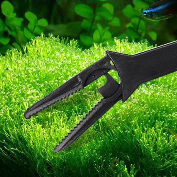 

feeding removal clean tool extra long planting landscaping fish tank anti slip tweezer portable durable coral water grass clip