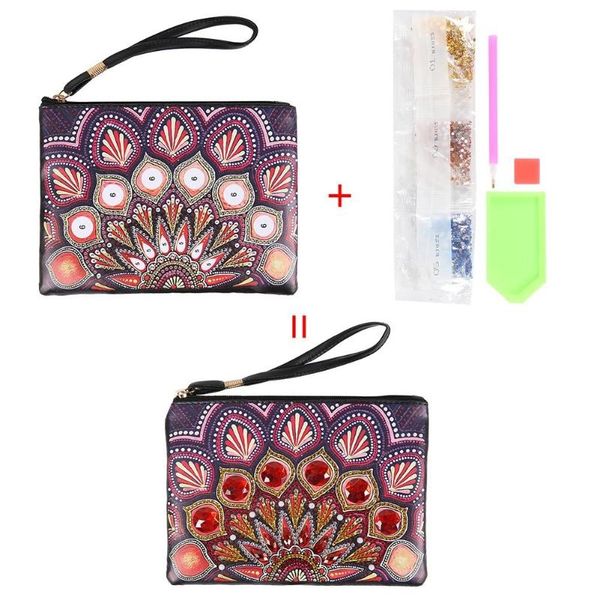 

diy special shaped diamond painting wristlet wallet diamond painting embroidery cross stitch wallet for women christmas gift new other hand