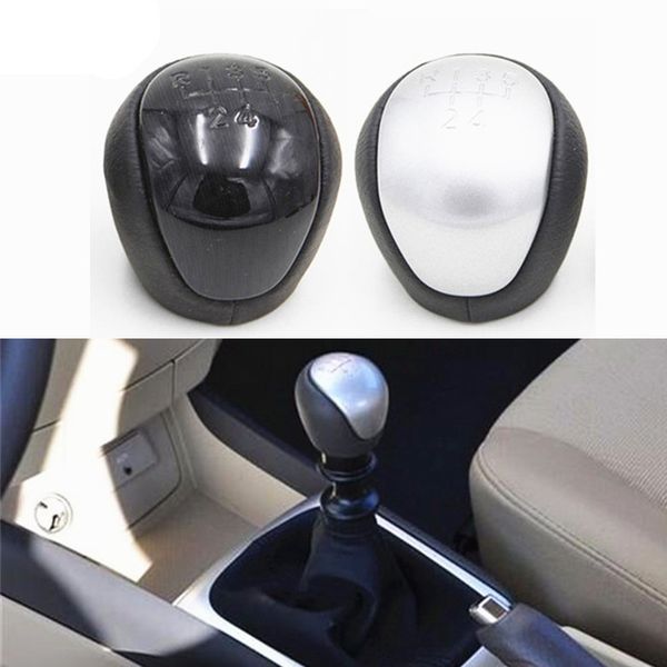 

5 speed car styling accessories manual gear shift knob shifter lever head handball case for kia forte soul elantra i30