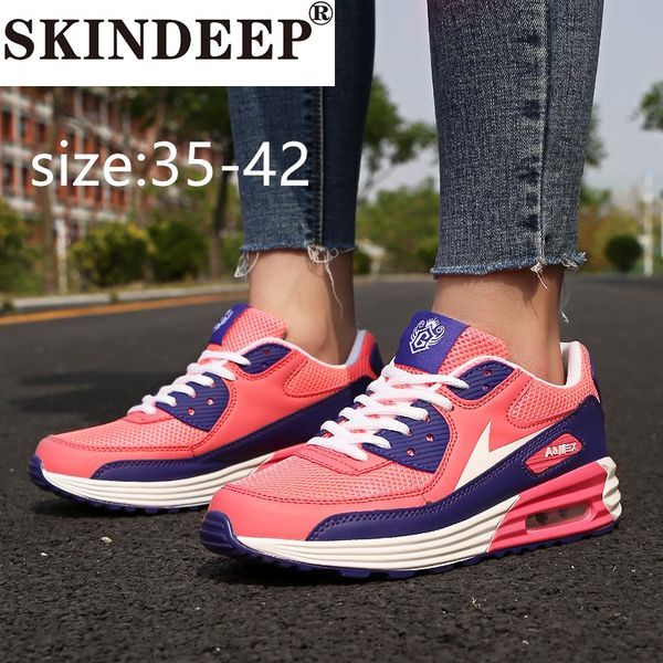 

skindeep 2019 new autumn and winter sports shoes wild casual shoes cushion, Black