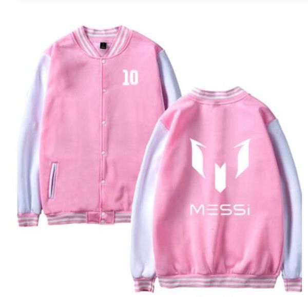 

fashion mens baseball uniform for messi 10 printed baseball jacket men casual tracksuit hip hop harajuku slim fit cloth x